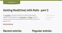 Desktop Screenshot of mentalized.net